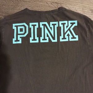 VS PINK GRAY AND TEAL DETAIL TEE